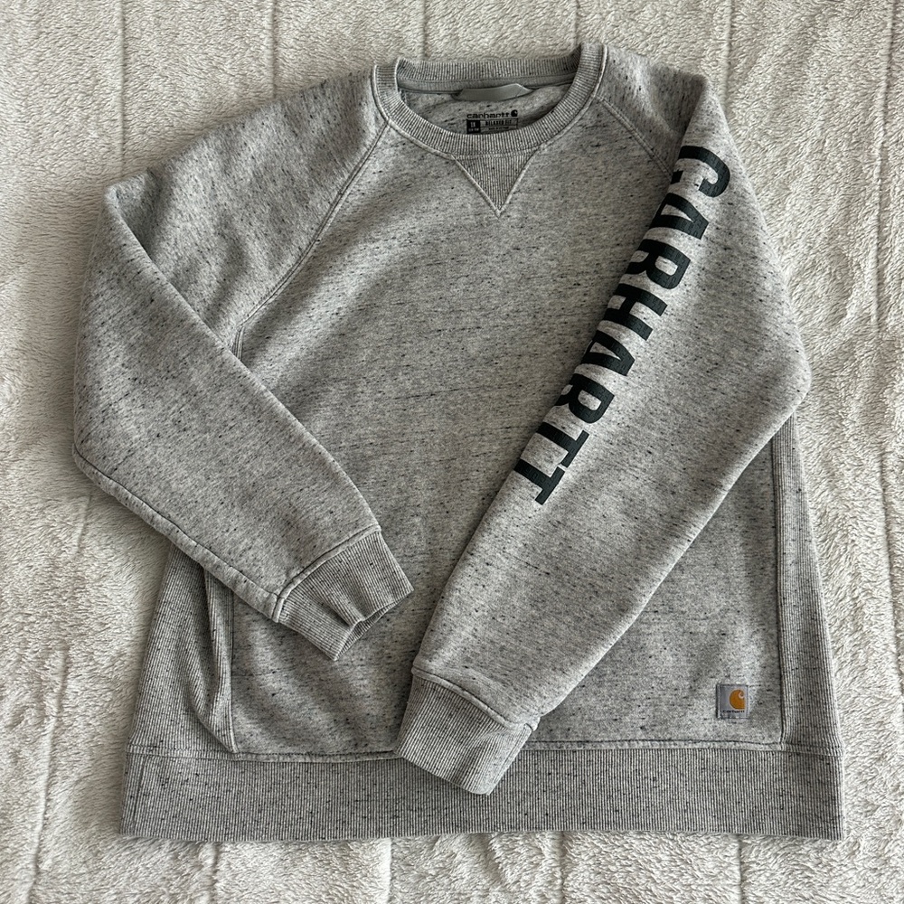 Carhartt Women's grey Crewneck Sweater size 1X